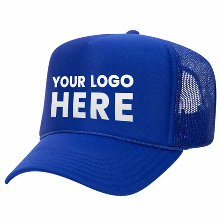 Otto 5-Panel High Crown Foam Trucker Hats, Mesh Back Cap - 39-165 - Custom Promo Now - UK