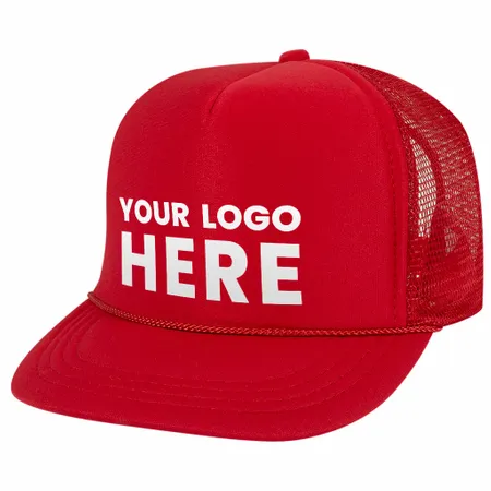 Otto 68-216 Youth Kids 5-Panel High Crown Foam Trucker Hat, Mesh Back Otto 68-216 Youth Kids 5-Panel High Crown Foam Trucker Hat, Mesh Back - Custom Promo Now - UK