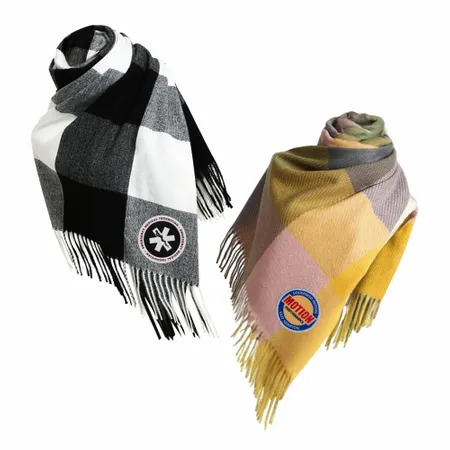 Plush Polyester Scarves - Custom Promo Now - UK