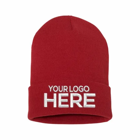 Waffle Cuffed Knit Beanie - Custom Promo Now - UK