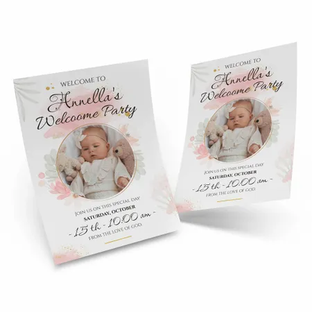 Baby Announcement Cards - Custom Promo Now - UK