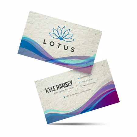 ECO Seed Paper Business Card - Custom Promo Now - UK