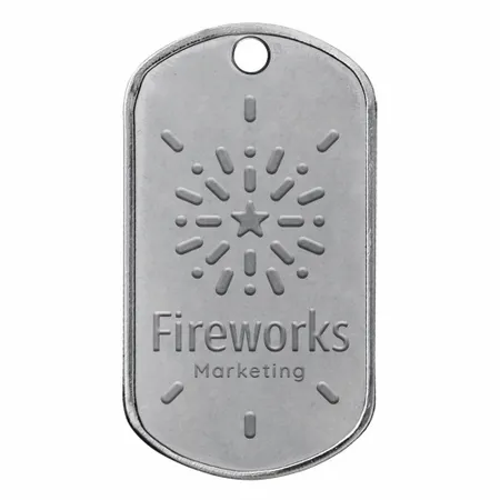 3D Metal Dog Tags - Custom Promo Now - UK