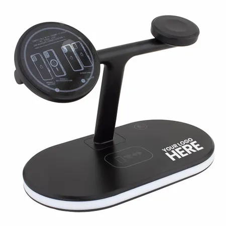 3-in-1 Magnetic Wireless Chargers - Custom Promo Now - UK
