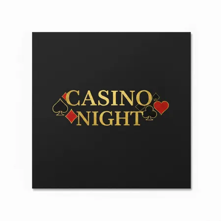 Casino Napkins - Custom Promo Now - UK
