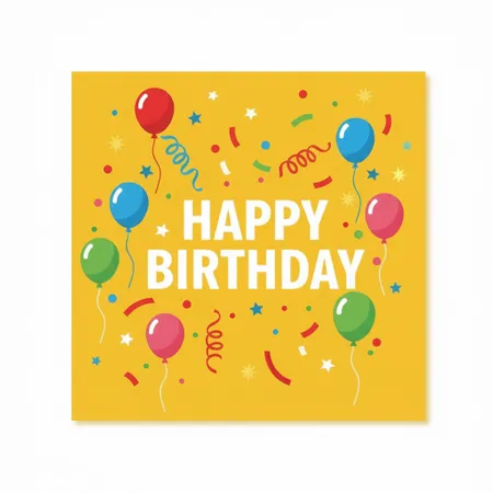 Happy Birthday Napkins - Custom Promo Now - UK