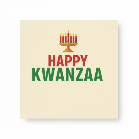 Kwanzaa Napkins - Custom Promo Now - UK