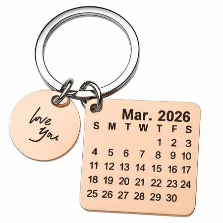 Charming Metal Keychain - Custom Promo Now - UK