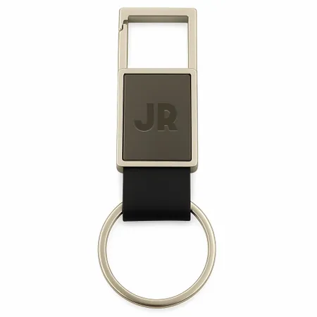 Square Caribiner Metal Keychain - Custom Promo Now - UK