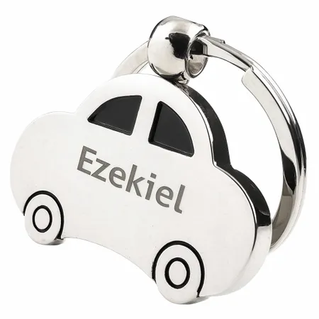 Car Shaped Metal Keychain - Custom Promo Now - UK