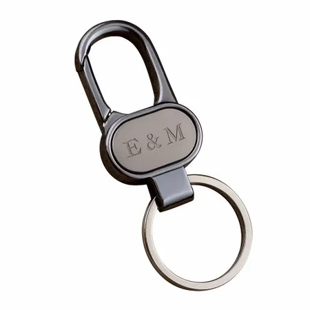 Caribiner Metal Keychain - Custom Promo Now - UK