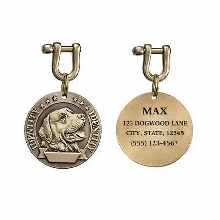 Copper Dog Tags - Custom Promo Now - UK