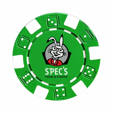 6 Stripe Custom Poker Chips - Custom Promo Now - UK