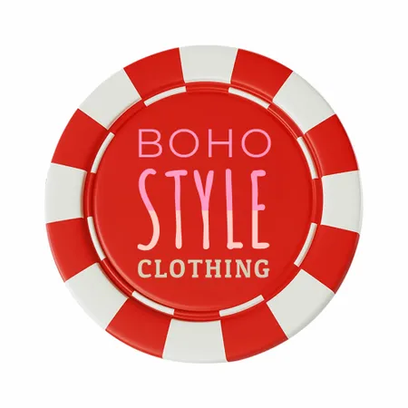 8 Stripe Custom Poker Chips - Inlay - Custom Promo Now - UK