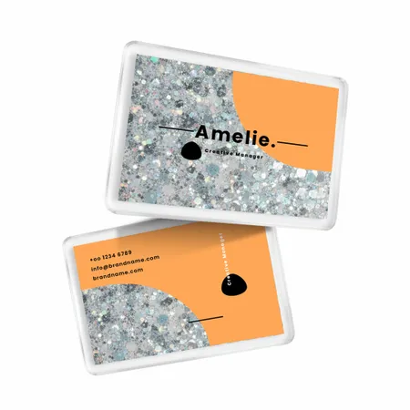Acrylic Quicksand Card - Custom Promo Now - UK