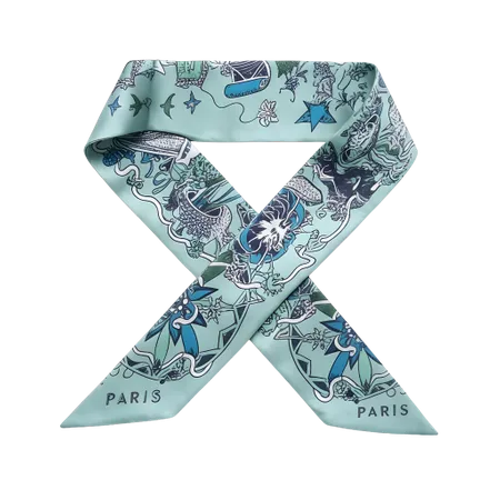 Silk Hair Tie Scarves - Custom Promo Now - UK