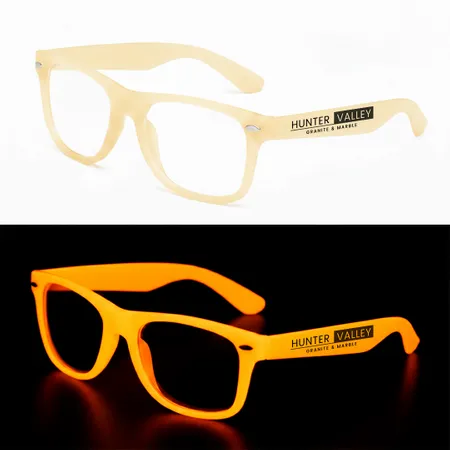 Glow-In-The-Dark Glasses - Custom Promo Now - UK