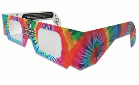 Paper 3D Fireworks Glasses - Custom Promo Now - UK