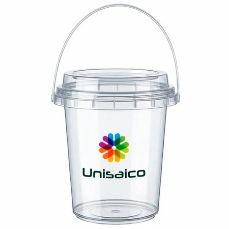 Premium Transparent Drink Buckets - Custom Promo Now - UK