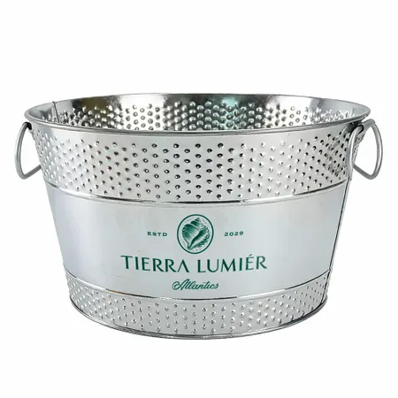 Galvanized Beverage & Ice Buckets - Custom Promo Now - UK