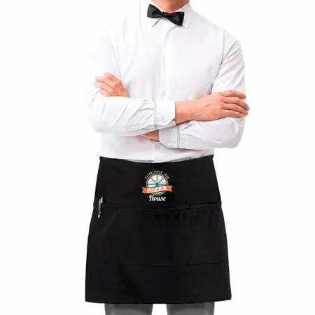 Server Pro Triple Pocket Waist Aprons - Custom Promo Now - UK