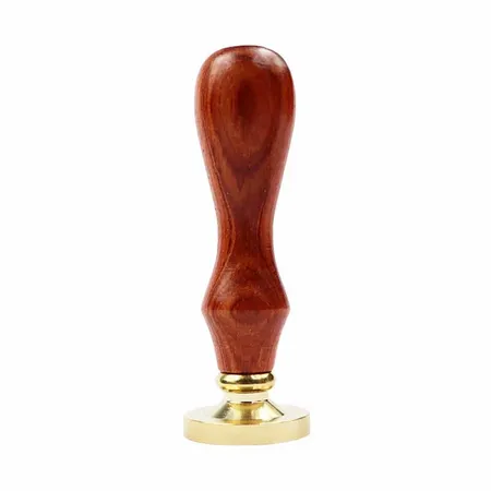 Pearwood Handle Wax Seal Stamps - Custom Promo Now - UK