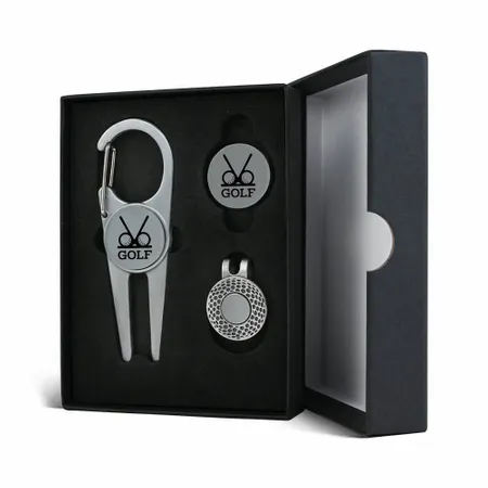 Deluxe Golf Divot Tool Set with Ball Markers - Custom Promo Now - UK