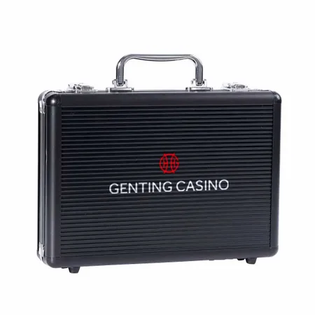 200ct Premium Aluminum Poker Chip Cases - Custom Promo Now - UK