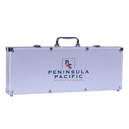 500ct Aluminum Poker Chip Cases - Custom Promo Now - UK