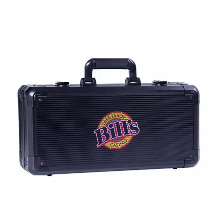 300ct Premium Aluminum Poker Chip Cases - Custom Promo Now - UK
