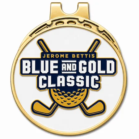 Hard Enamel Golf Ball Marker with Hat Clips - Custom Promo Now - UK