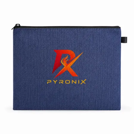 Fabric Zippered Document Bags - Custom Promo Now - UK