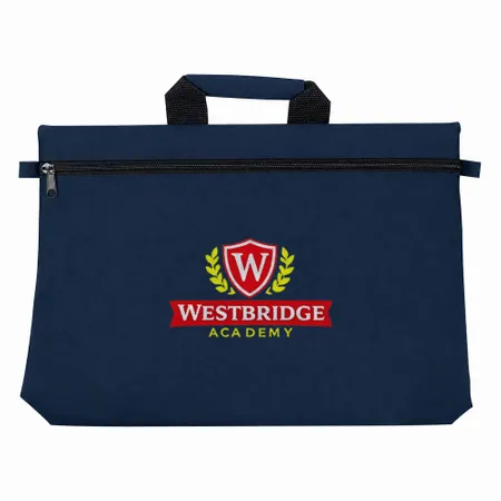 Polyester Zippered Document Bags - Custom Promo Now - UK