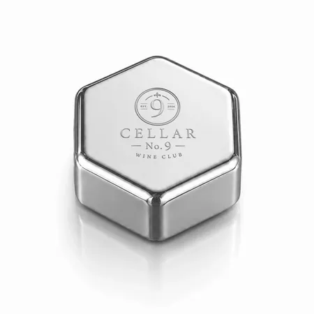Hexagon Stainless Steel Ice Cubes - Custom Promo Now - UK