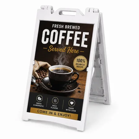 A-Frame Sidewalk Sign - Custom Promo Now - UK