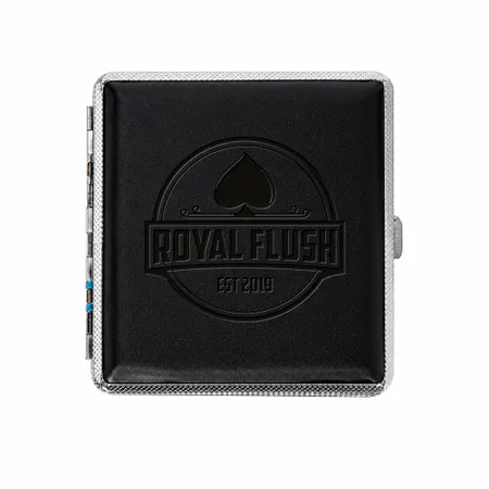 Leather Grain Metal Cigarette Cases - Custom Promo Now - UK