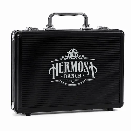200ct Premium Aluminum Poker Chip Cases - Custom Promo Now - UK