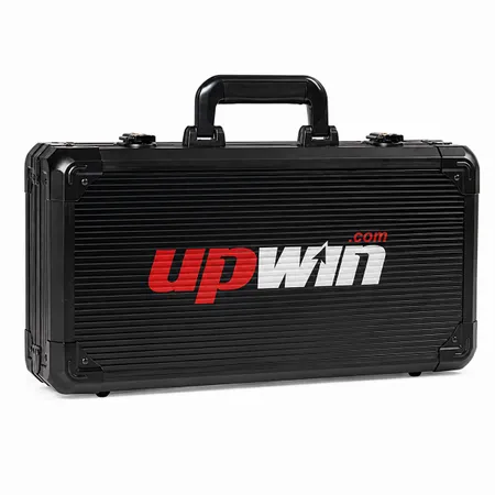 300ct Premium Aluminum Poker Chip Cases - Custom Promo Now - UK