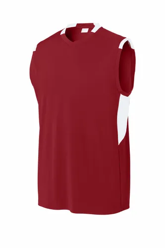 Deep Red/ White