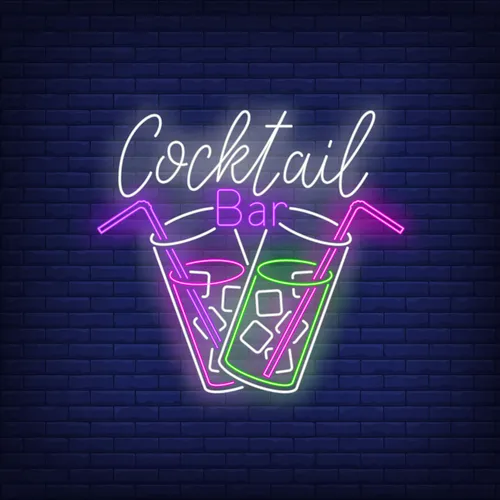 Cocktail Bar Neon - Custom Promo Now - UK