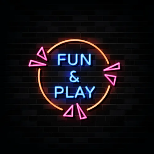 Fun & Play Neon Sign - Custom Promo Now - UK