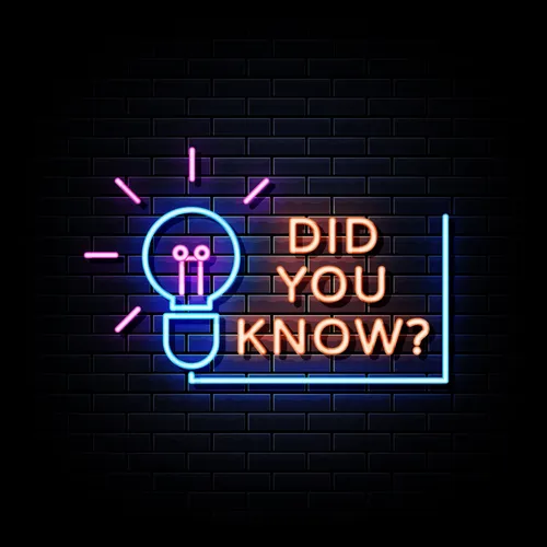 Did You Know Neon Sign - Custom Promo Now - UK