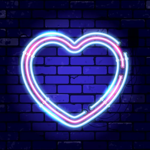Heart Neon Sign - Custom Promo Now - UK