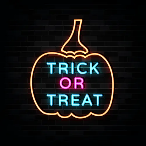 Pumpin Trick or Treat Neon Sign - Custom Promo Now - UK