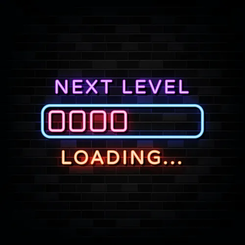 Next Level Neon Sign - Custom Promo Now - UK
