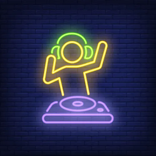 Dj Mixer Neon Sign - Custom Promo Now - UK