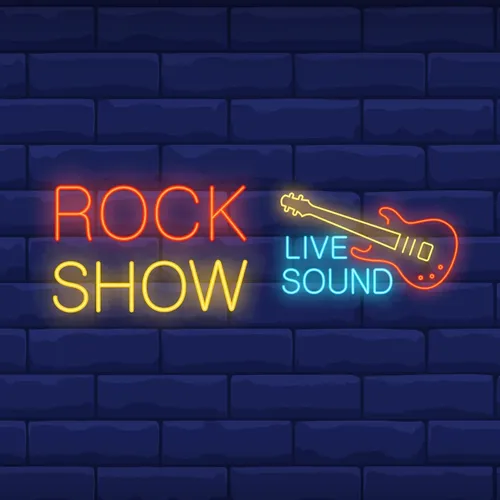 Rock Show Live Sound Neon Sign - Custom Promo Now - UK