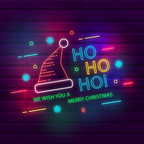 Wishing You a Merry Christmas Neon Sign - Custom Promo Now - UK