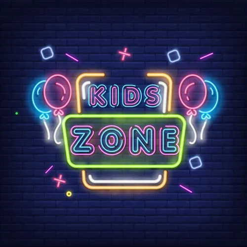 Funky Kids Zone Neon Sign - Custom Promo Now - UK