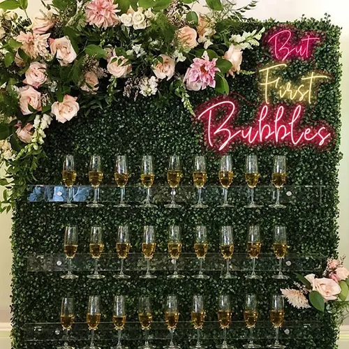But First Bubbles Neon Sign - Custom Promo Now - UK